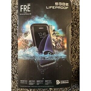 LifeProof FRĒ Waterproof Case for Samsung Galaxy S8 Black/Clear